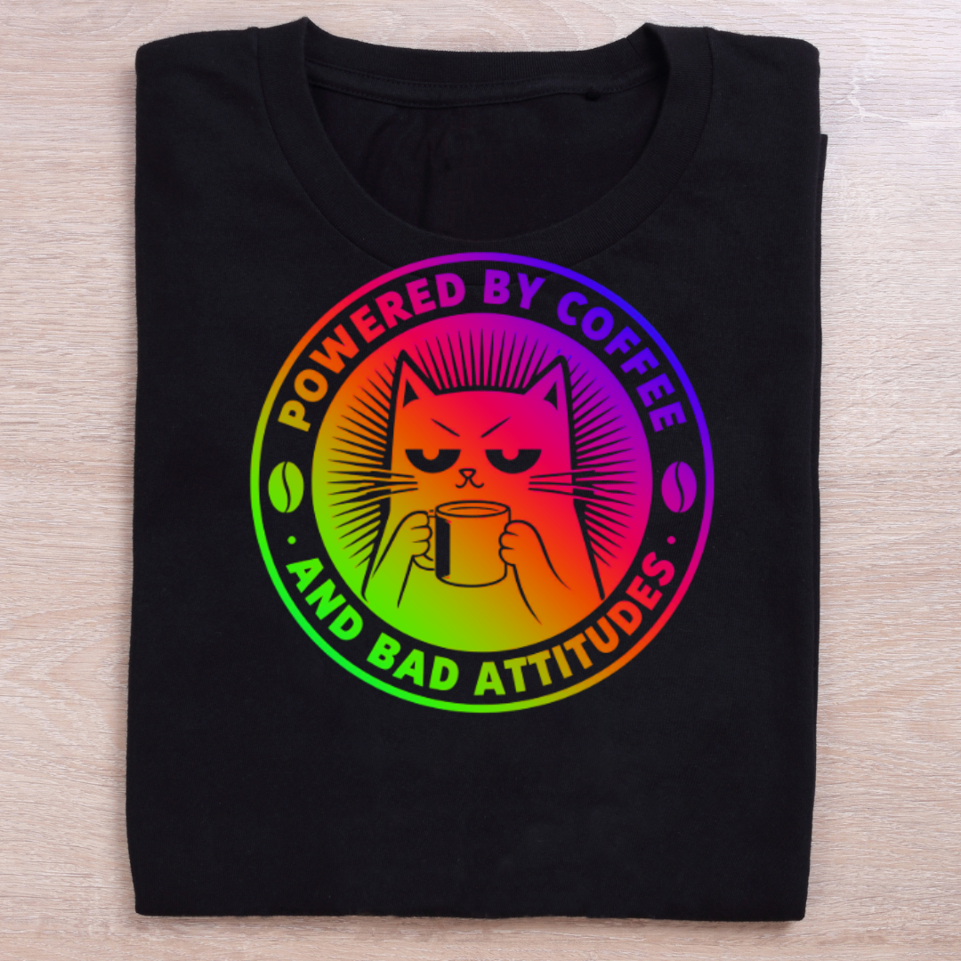 Coffee and Bad Attitude - Premium Unisex T-Shirt