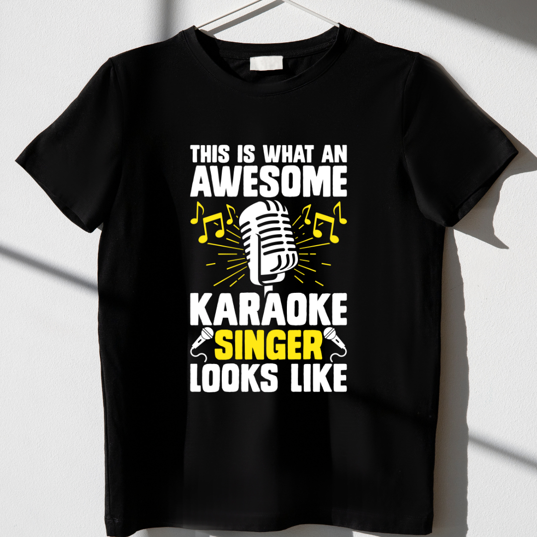 Awesome Karaoke Singer- Premium Unisex T-Shirt