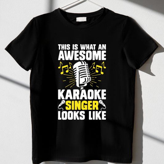 Awesome Karaoke Singer- Premium Unisex T-Shirt