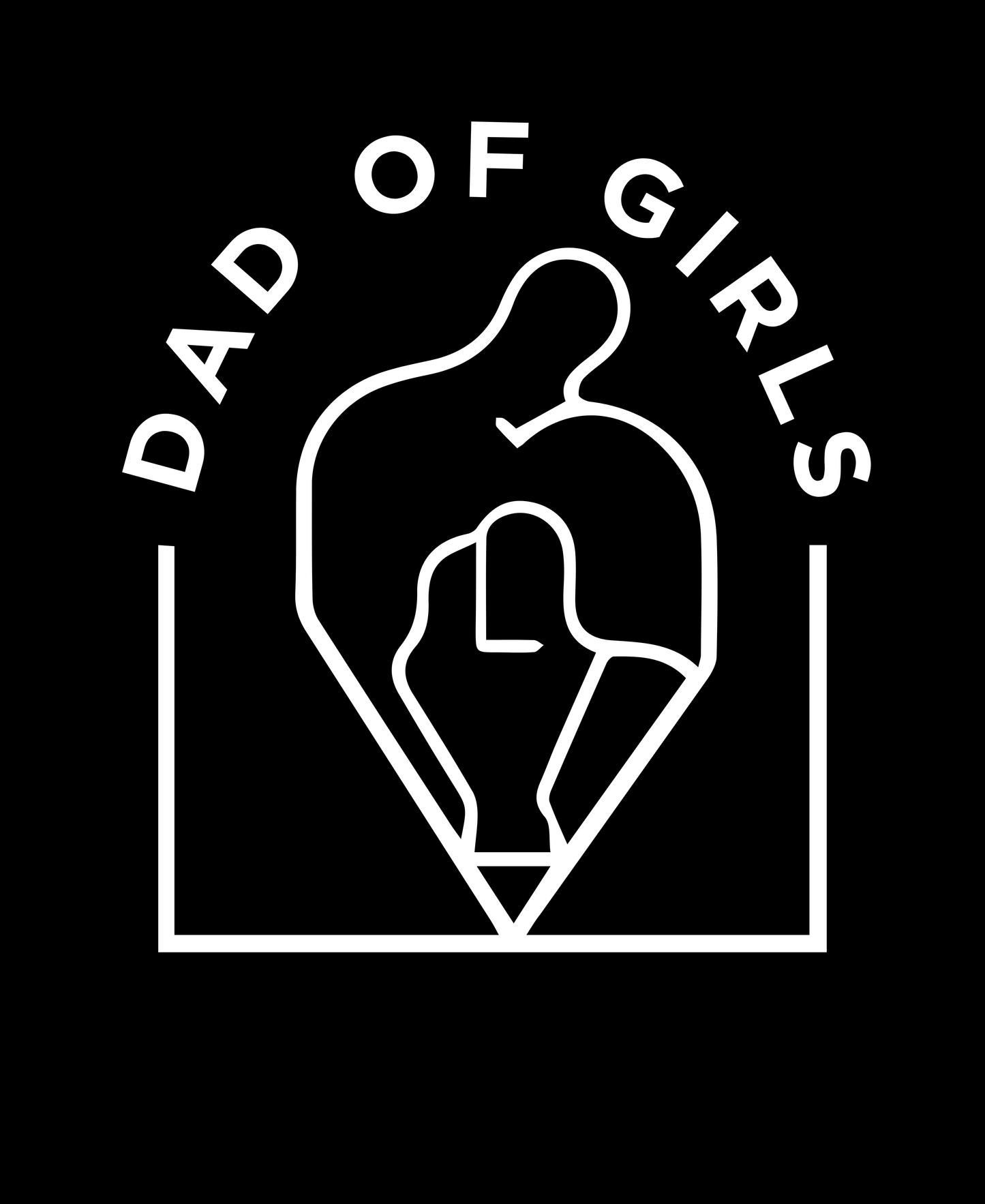 Dad of girls - Premium Unisex T-shirt