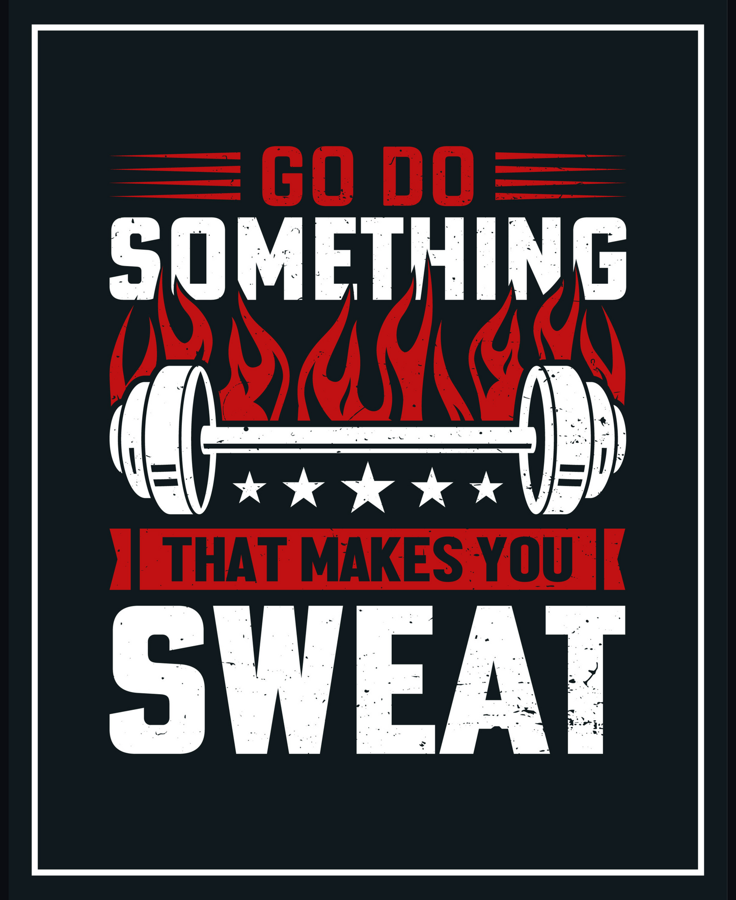 Do something that makes you sweat - Premium Unisex T-shirt