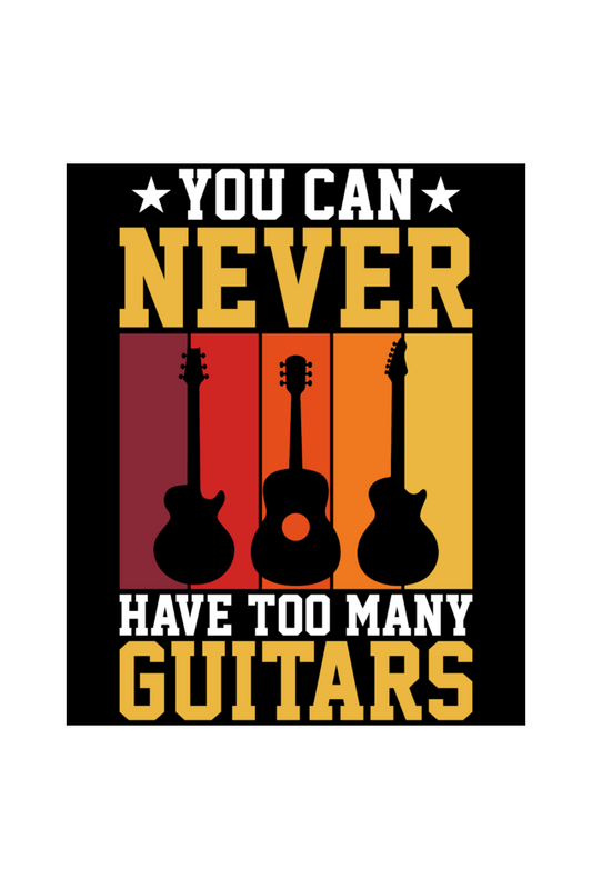 Too many guitars - Premium Unisex T-shirt