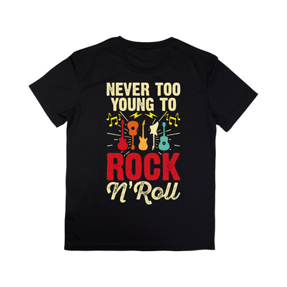 Never too young to rock and roll - Premium Unisex T-shirt