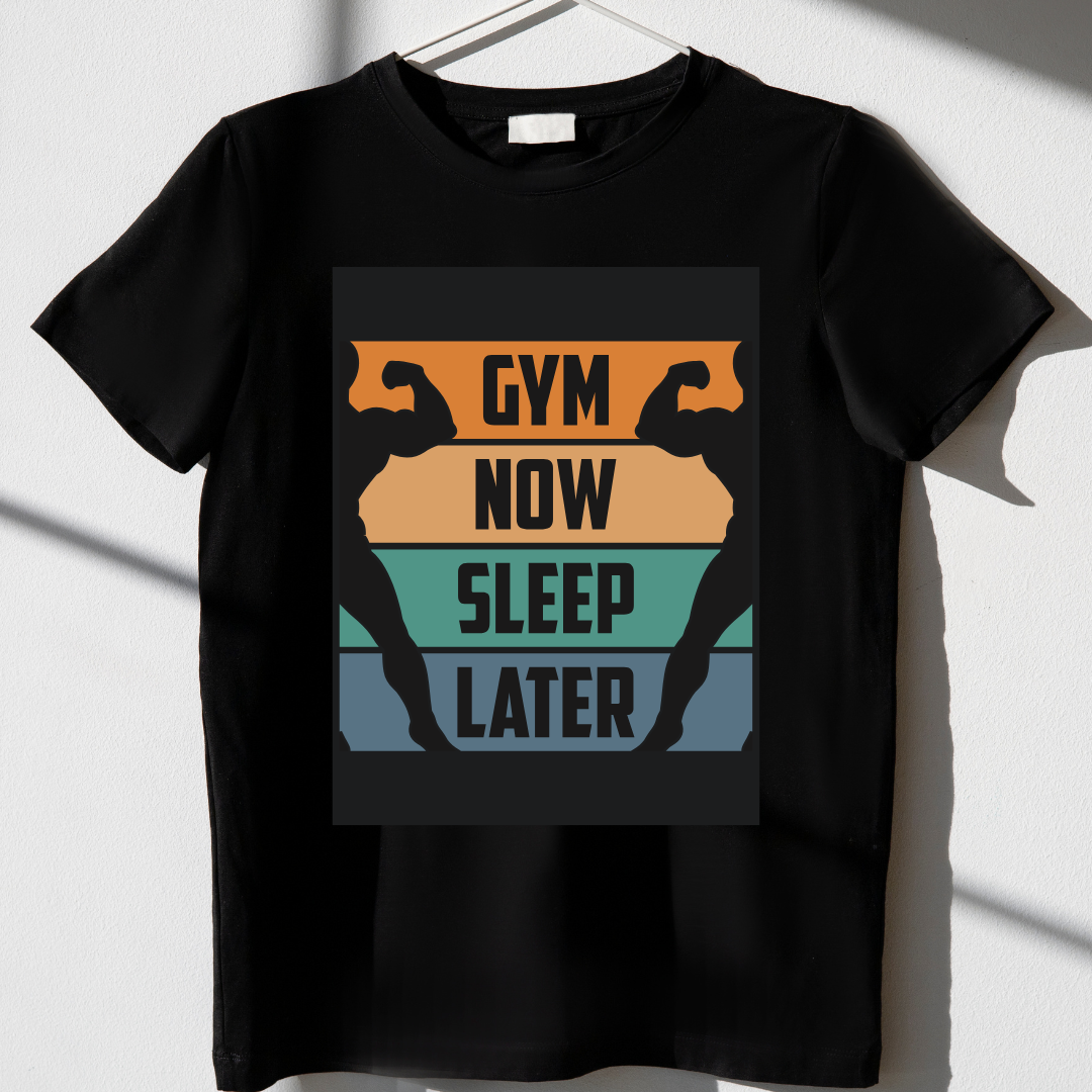 Gym Now, Sleep Later - Premium Unisex T-shirt