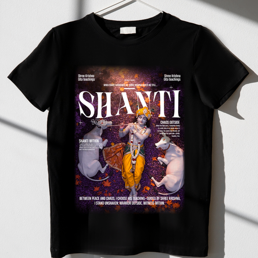 Shree Krishna Shanti - Premium Unisex T-Shirt