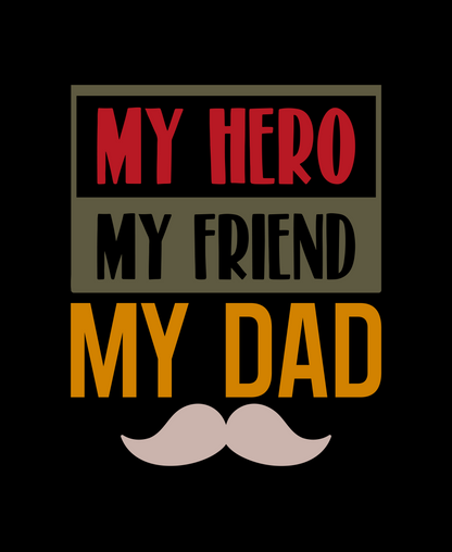 My Hero, My Dad - Premium Unisex T-shirt
