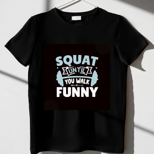 Squat Funny - Premium Unisex T-Shirt